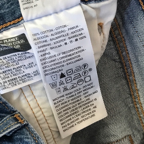 Levi’s 501 original Jeans in color time lapse NWT - Picture 7 of 8